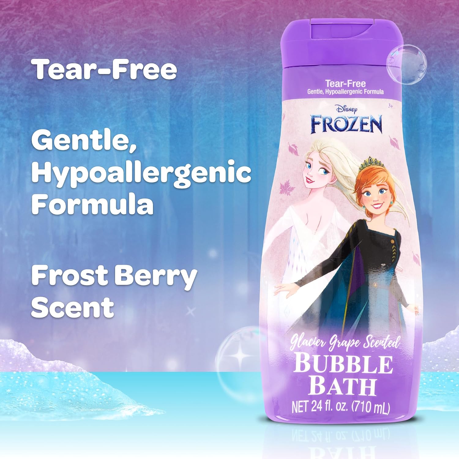 BAÑO DE BURBUJAS FROZEN DE DISNEY, 24 ONZAS 24.0 FL OZ - 2