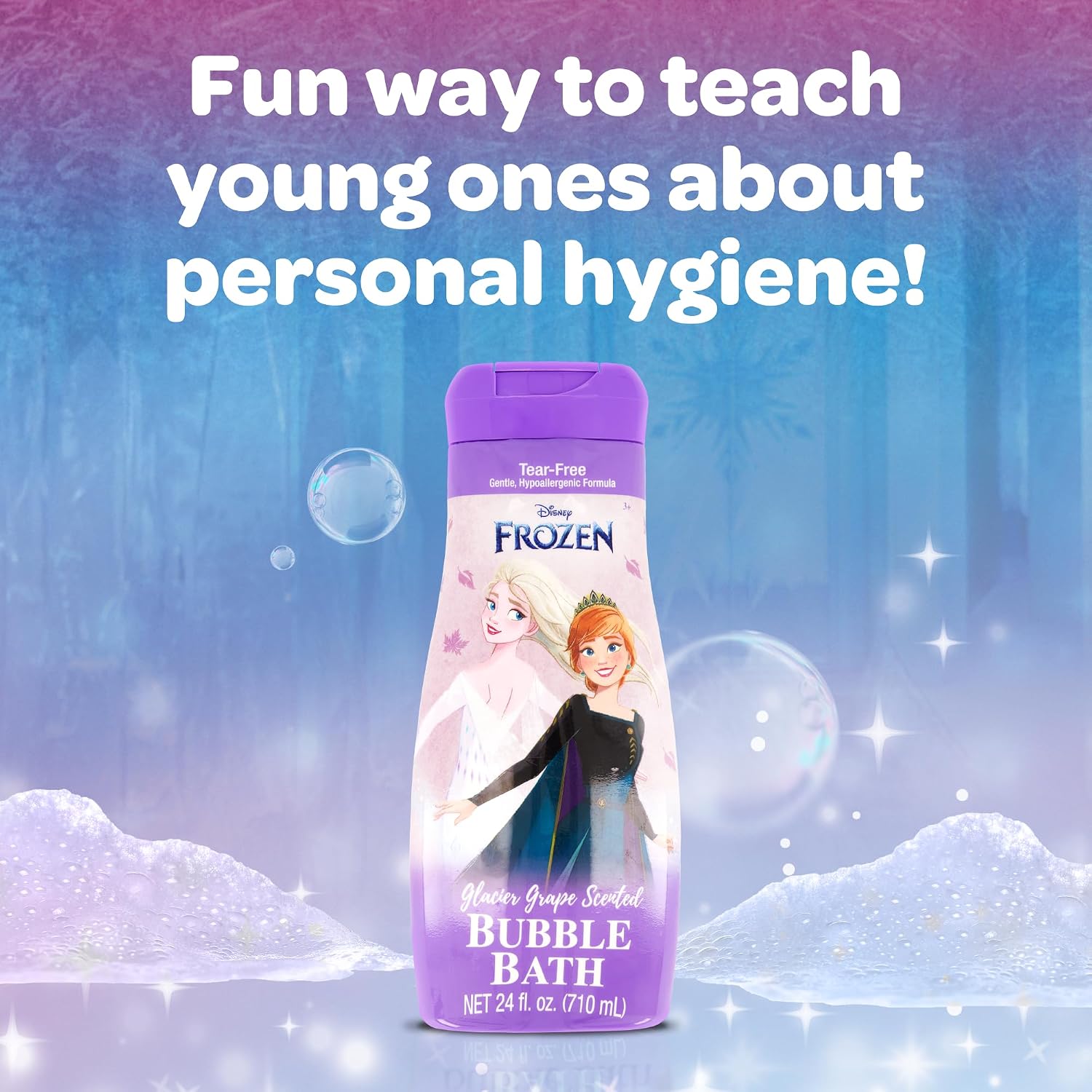 BAÑO DE BURBUJAS FROZEN DE DISNEY, 24 ONZAS 24.0 FL OZ - 4
