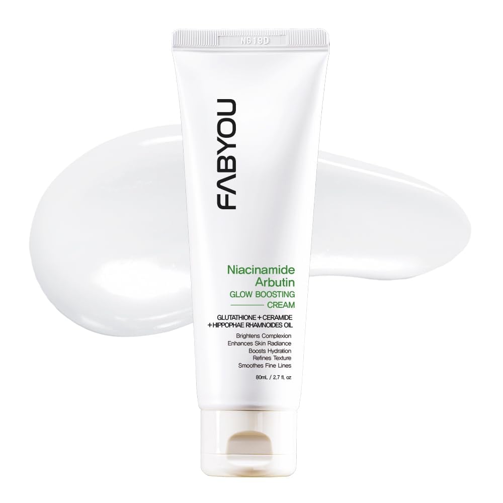 NIACINAMIDE ARBUTIN BRILLO GLOW BOOSTING CREMA 2.71 FL OZ CUIDADO DE LA PIEL COREANO PARA UNA HIDRATACIÓN DURADERA Y UN TONO - 1