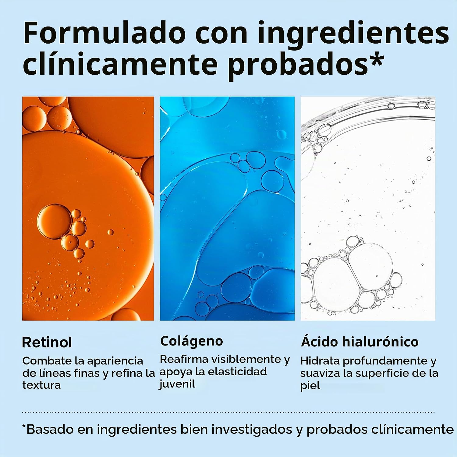 SIMPLYVITAL - CREMA DE COLÁGENO, RETINOL Y ÁCIDO HIALURÓNICO - CREMA ANTIENVEJECIMIENTO DE RETINOL PARA CARA, CUELLO - 5