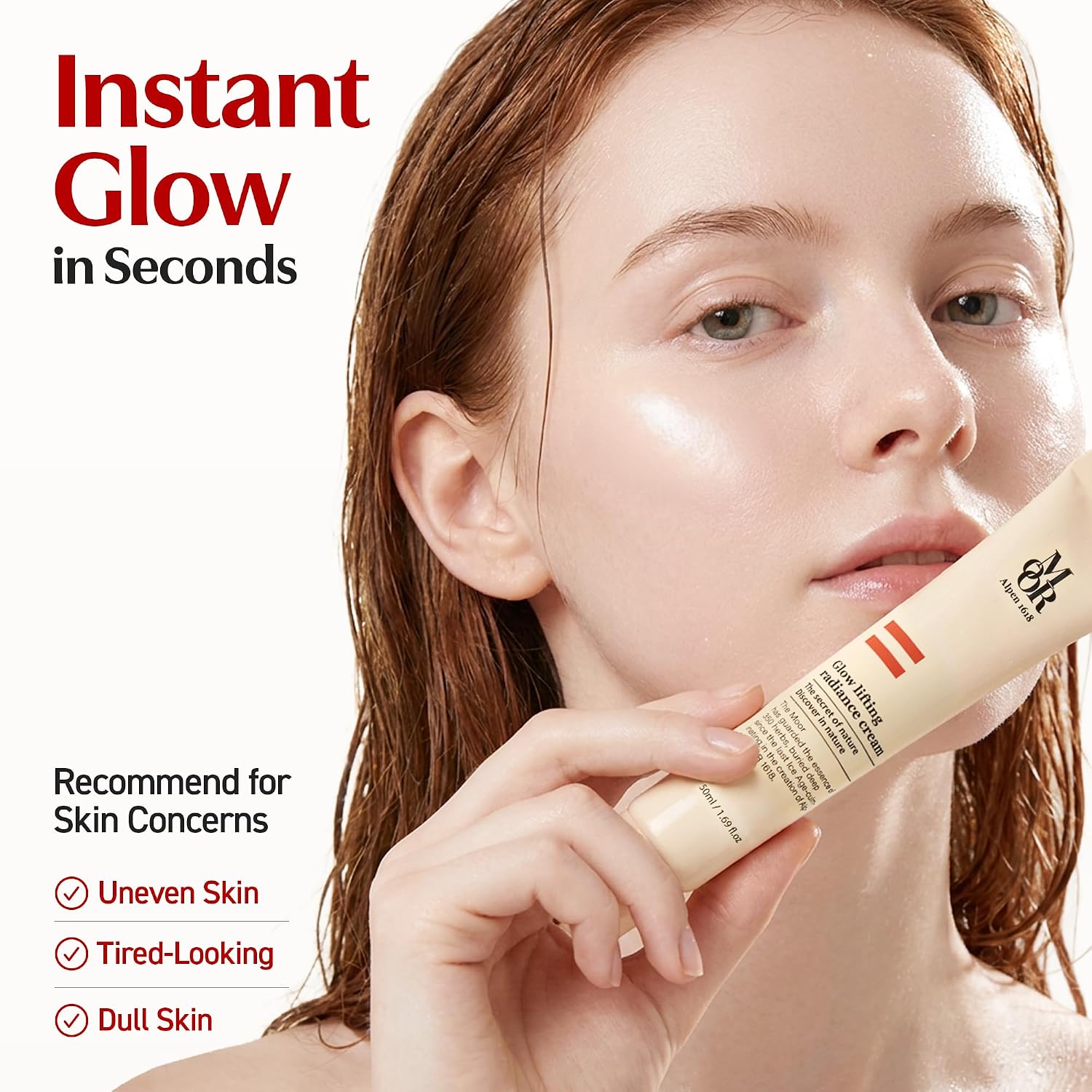 BRILLO GLOW LIFTING RADIANCE CREMA, SILKY COLLAGEN Y PDRN, ANTIENVEJECIMIENTO ANTIEDAD, 1.69 FL.OZ - 2
