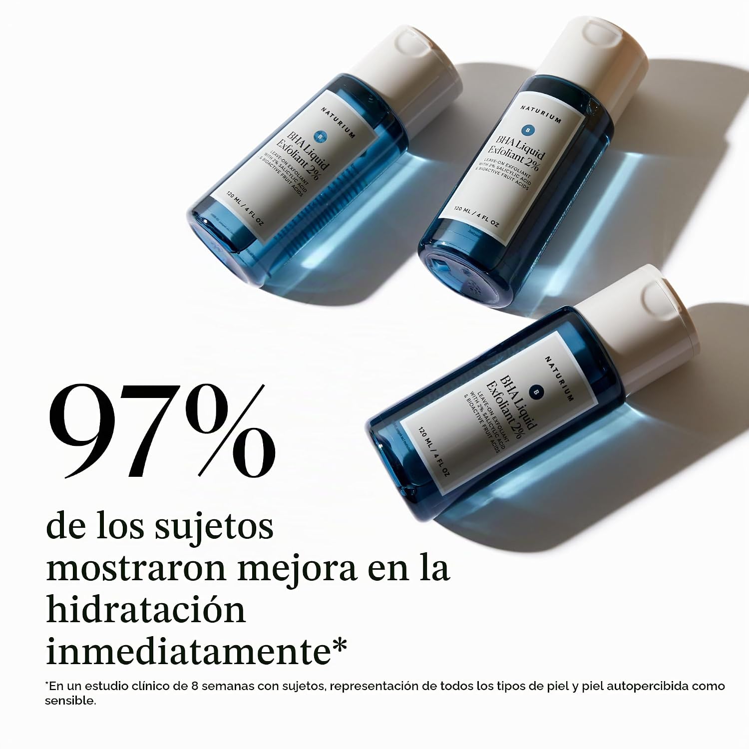 NATURIUM BHA EXFOLIANTE LÍQUIDO 2%, TRATAMIENTO EXFOLIANTE DE POROS LEAVE-ON PARA ROSTRO Y CUIDADO DE LA PIEL, CON ÁCIDO - 6