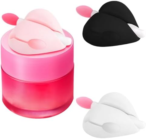 JUEGO DE 3 SOPORTES PARA CEPILLOS DE LABIOS COMPATIBLES CON MÁSCARA LANEIGE PARA DORMIR, FUNDA PROTECTORA DE SILICONA - 7