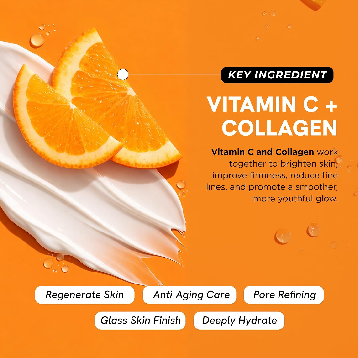 SKIN 2.0 HIDRATANTE FACIAL CON VITAMINA C Y COLÁGENO, CREMA DE NOCHE HIDRATANTE ANTIENVEJECIMIENTO PARA PIELES IRREGULARES - 6
