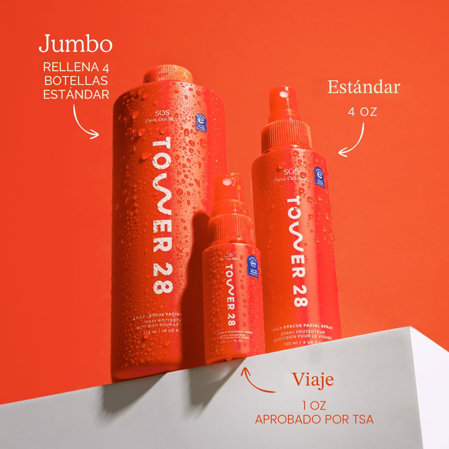 TOWER 28 SOS DAILY RESCUE SPRAY DE ÁCIDO HIPOCLOROSO CALMANTE PARA ROSTRO 1 OZ - 6