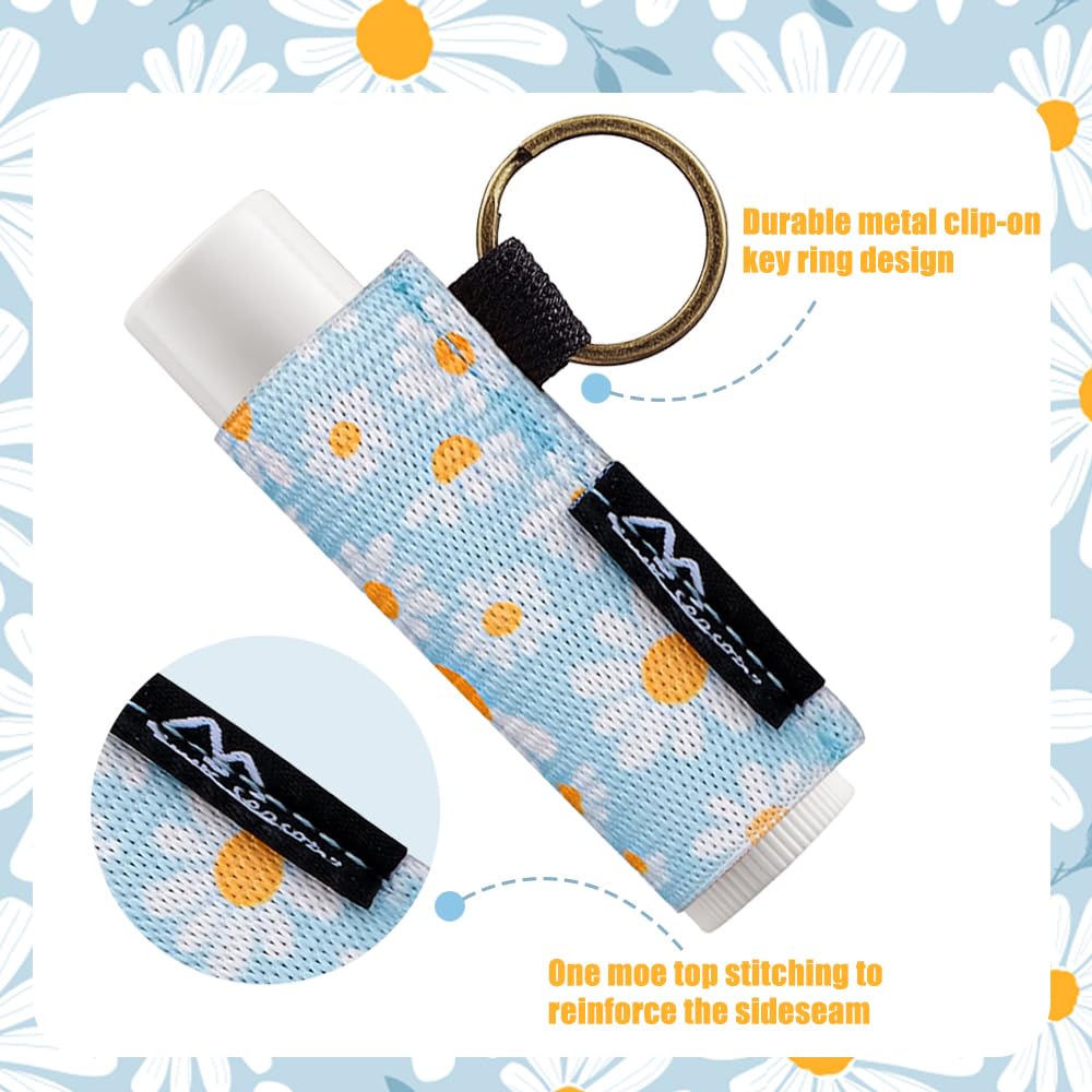 LLAVERO CON CLIP PARA BĂLSAMO LABIAL, FUNDA PARA LĂPIZ LABIAL, FUNDA PARA BRILLO DE LABIOS LEOX3 - 3
