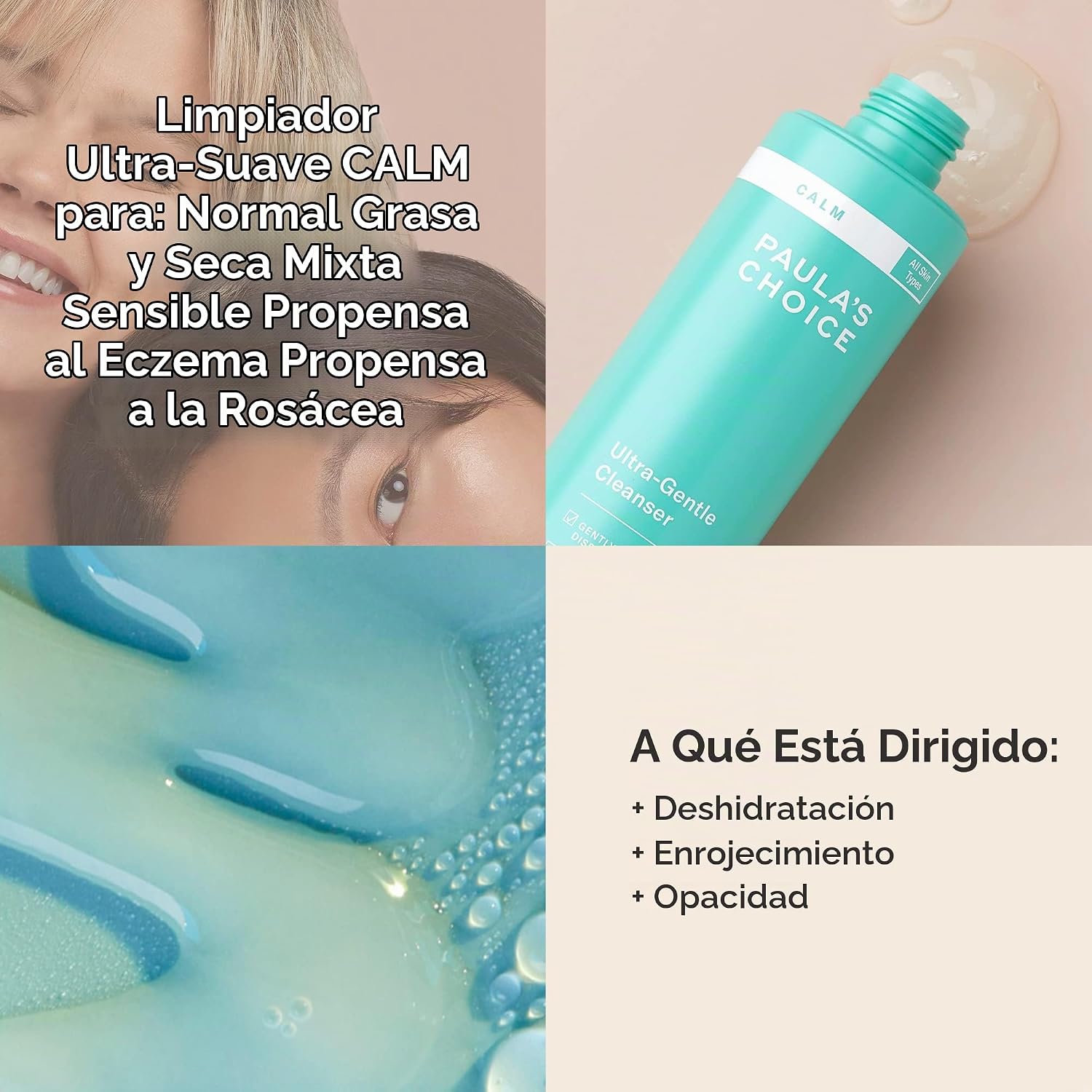 PAULA S CHOICE LIMPIADOR FACIAL ULTRASUAVE CALM PARA PIELES SENSIBLES, 6 ONZAS LÍQUIDAS - 4