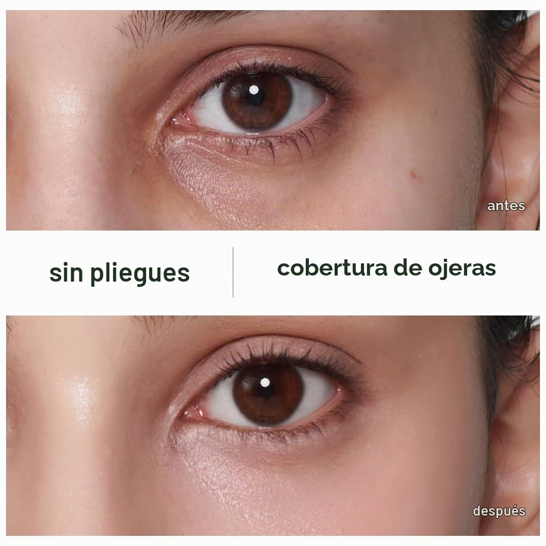 BRILLO GLOW CORRECTOR NO SECO LIGHT ROSYSALMON, CORRECTOR DEBAJO DE LOS OJOS, MAQUILLAJE COREANO 0.4 OZ - 2