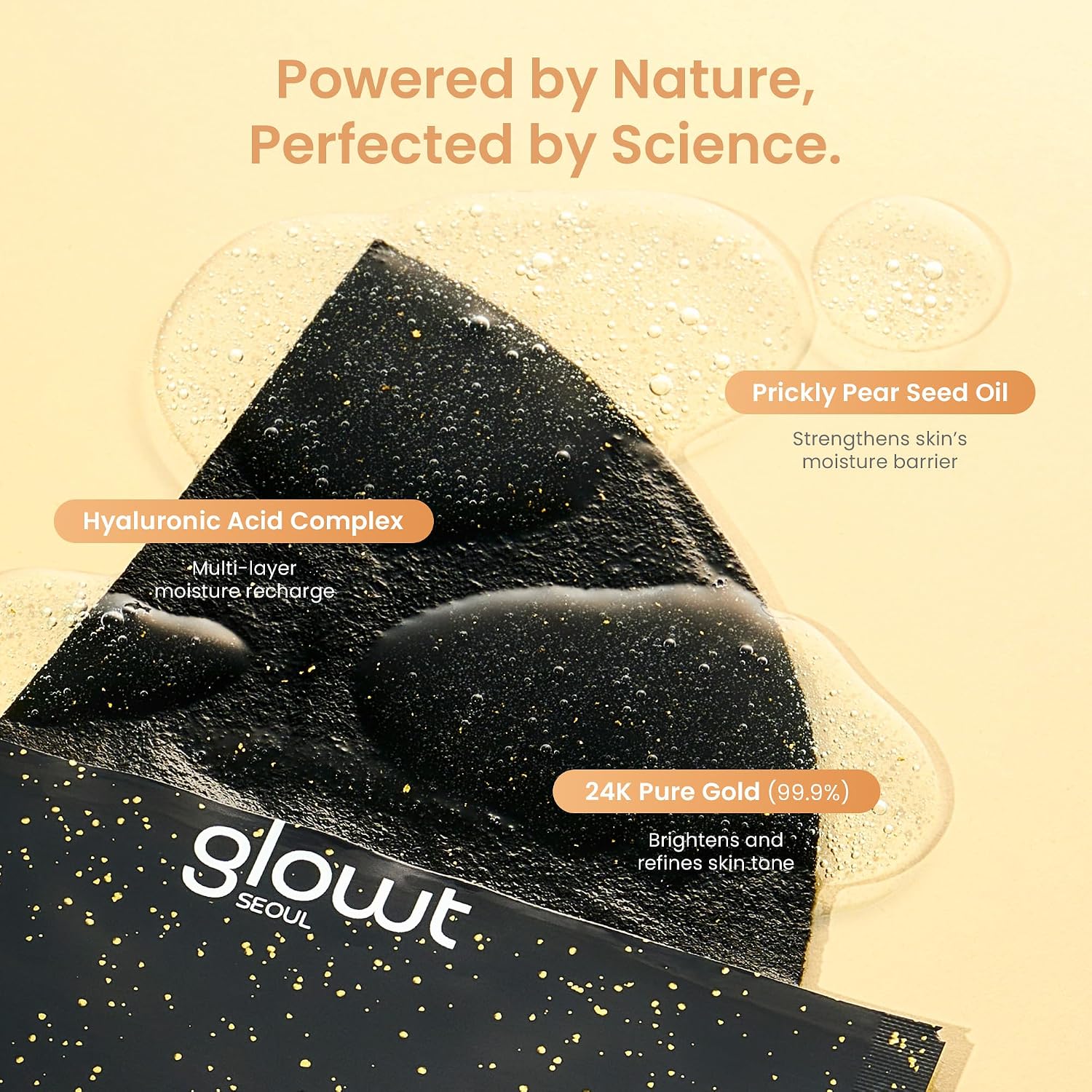 BRILLO GLOW SKIN - MÁSCARA DE HOJUELAS DE ORO DE 24 QUILATES DESBLOQUEA TU PIEL DE CRISTAL REGORDETA Y HÚMEDA AL INSTANTE - 4