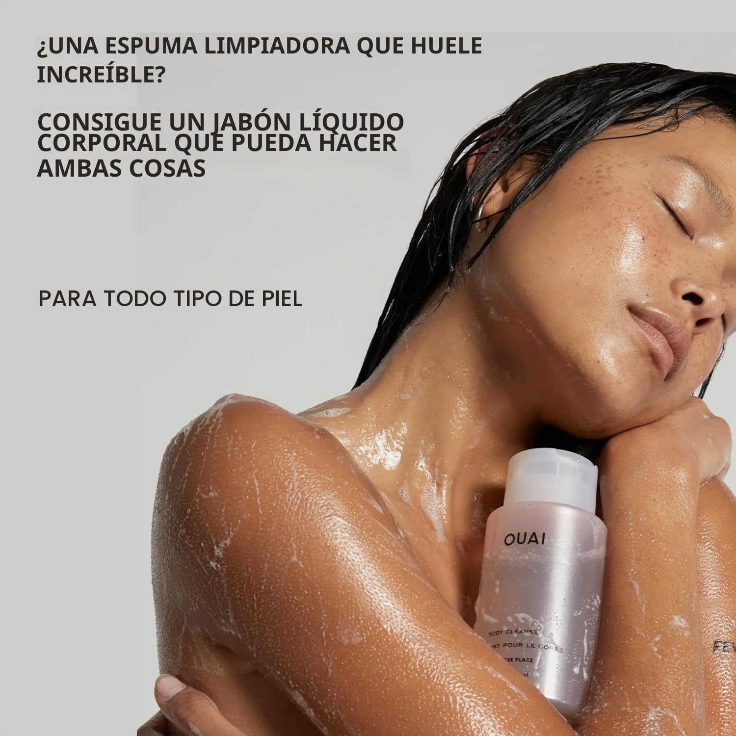 OUAI MELROSE PLACE - GEL DE BAÑO ESPUMOSO CON ACEITE DE JOJOBA Y ACEITE DE ROSA MOSQUETA PARA HIDRATAR, NUTRIR, EQUILIBRAR - 2