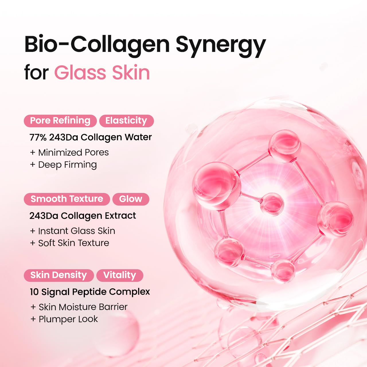 BIODANCE SPRAY FACIAL HIDRATANTE DE PÉPTIDOS DE COLÁGENO, SPRAY FACIAL ANTIENVEJECIMIENTO, HIDROGEL PULVERIZABLE, ARTÍCULOS - 7
