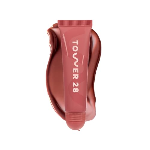 TOWER 28 LIPSOFTIE BÁLSAMO DE TRATAMIENTO LABIAL HIDRATANTE CON COLOR, MASCARILLA HIDRATANTE PARA LABIOS AGRIETADOS - RED - 6