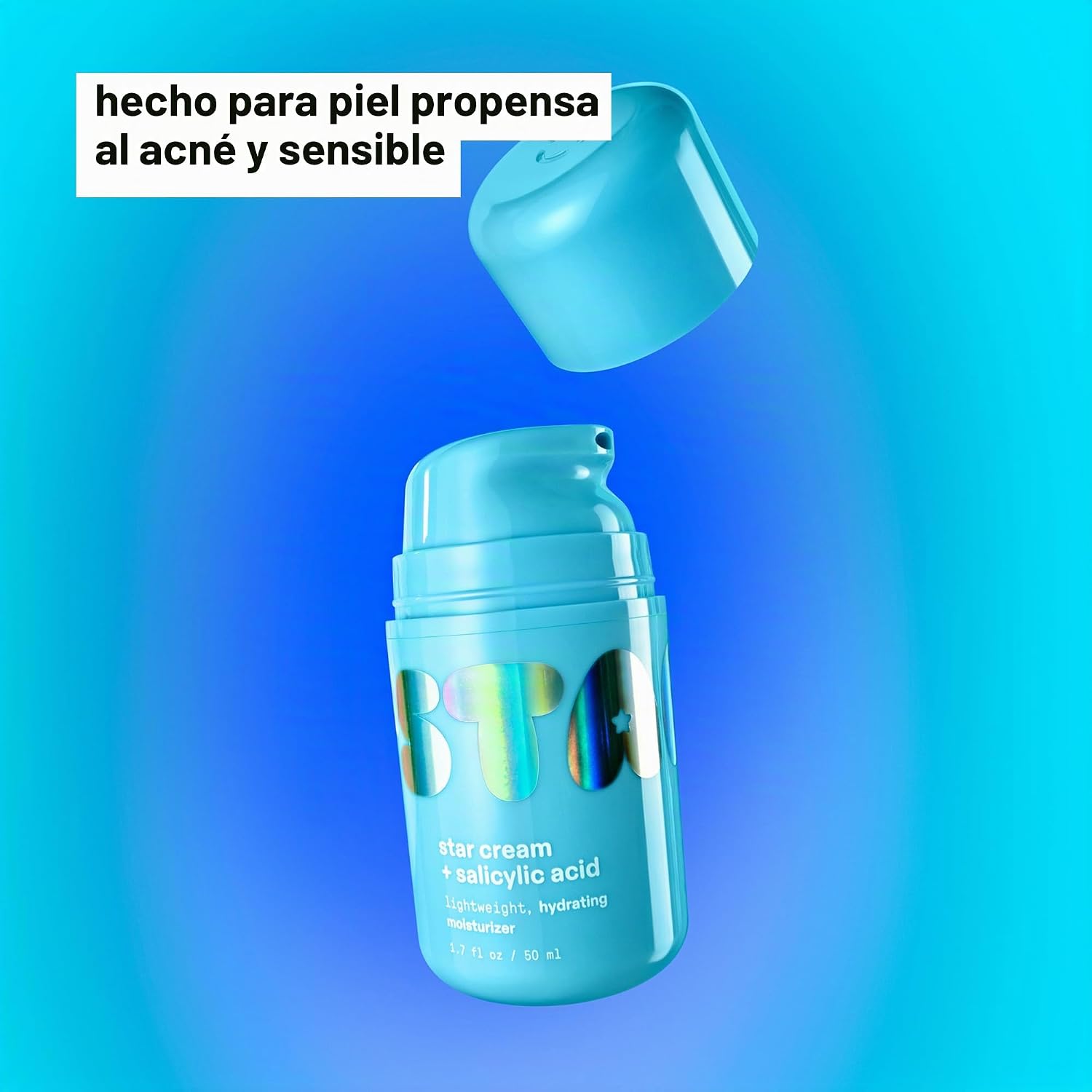 STARFACE STAR CREMA CREMA HIDRATANTE FACIAL LIGERA CON ÁCIDO SALICÍLICO, 1.7 ONZAS LÍQUIDAS - 2