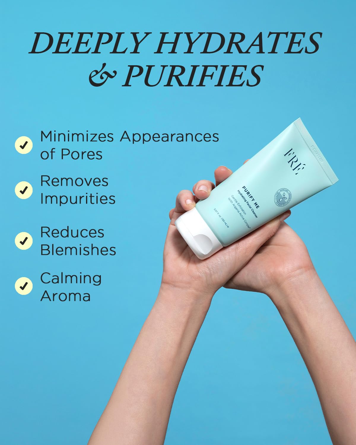 FRÉ PURIFY ME LIMPIADOR FACIAL HIDRATANTE LAVADO FACIAL CREMOSO 5.07 ONZAS LÍQUIDAS - 6