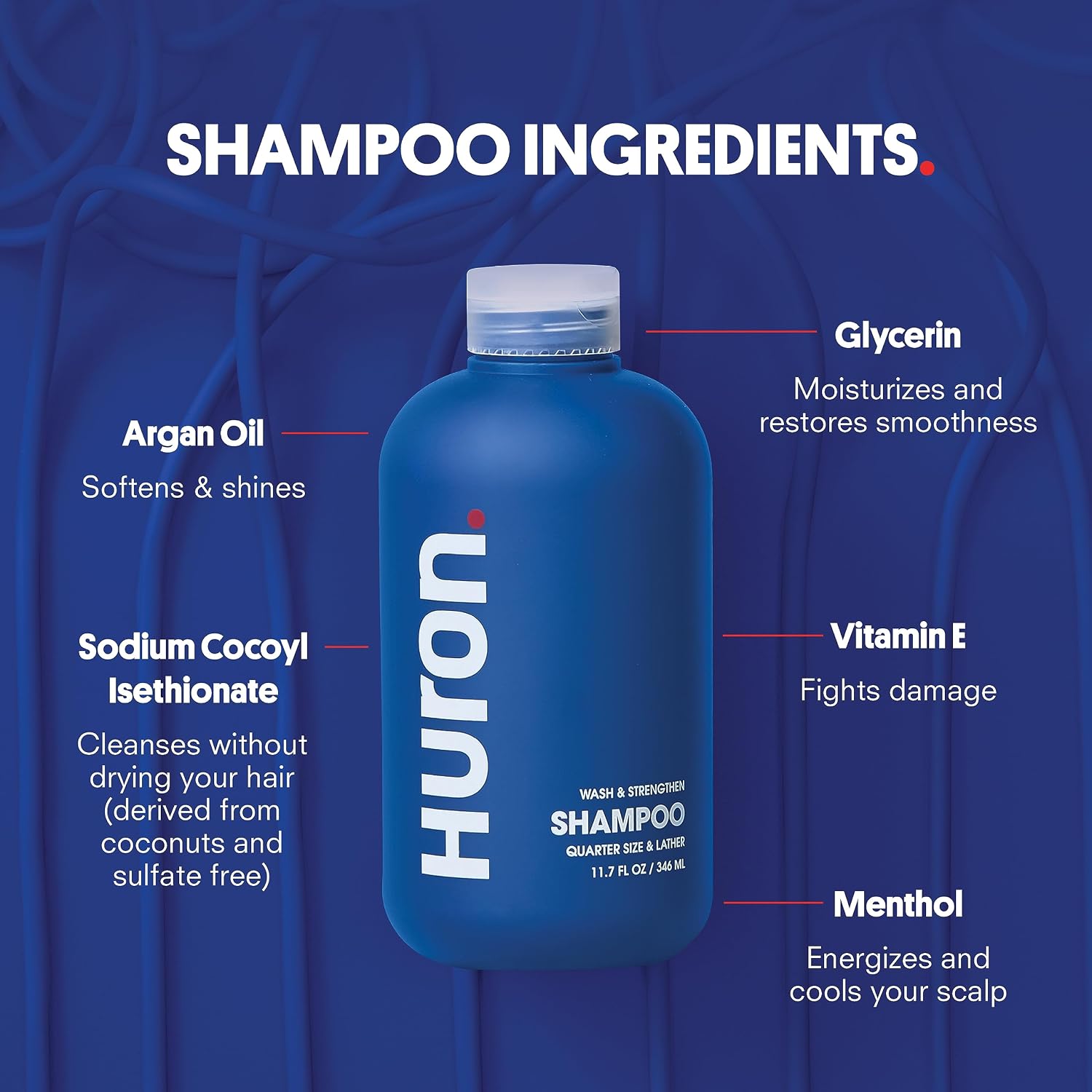 HURON CHAMPÚ ACONDICIONADOR PARA TODO TIPO DE CABELLO PAQUETE DE 2 11.4 ONZAS - 6
