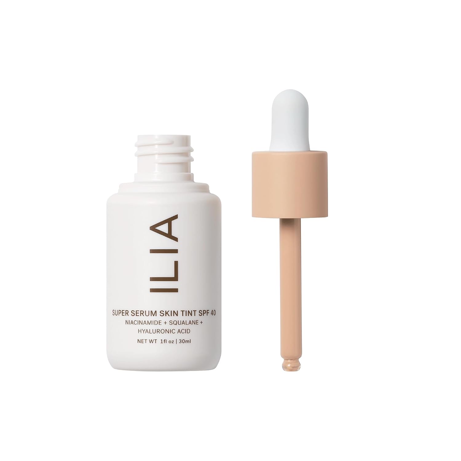ILIA - TINTE DE PIEL SUPER SÉRUM FACIAL CONCENTRADO SPF 40 SIN COMEDOGÉNESIS, VEGANO, LIGERO PARA AYUDAR CONTRA LA LUZ AZUL, - 2