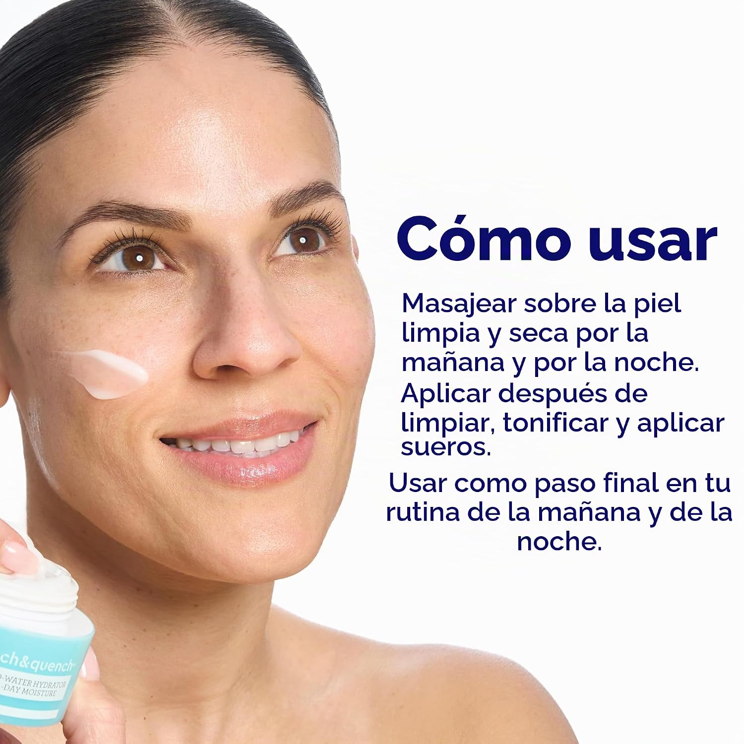 BLISS DRENCH Y QUENCH - CREMA DE ÁCIDO HIALURÓNICO PARA HIDRATACIÓN DE LA PIEL CREMA FACIAL LIGERA CON 4 TIPOS DE ÁCIDO - 6