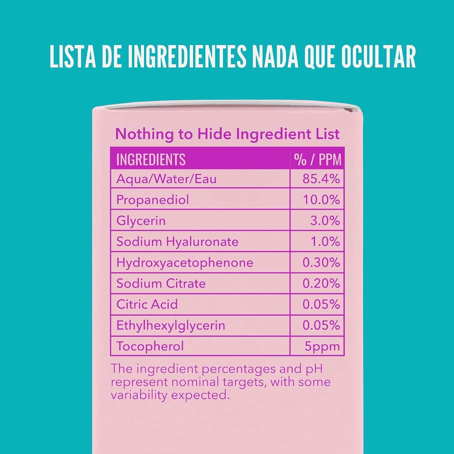 GOOD MOLECULES SUERO DE ÁCIDO HIALURÓNICO - 1% ÁCIDO HIALURÓNICO SUERO ULTRA HIDRATANTE NO GRASO HUMECTANTE FACIAL PARA PIEL - 6