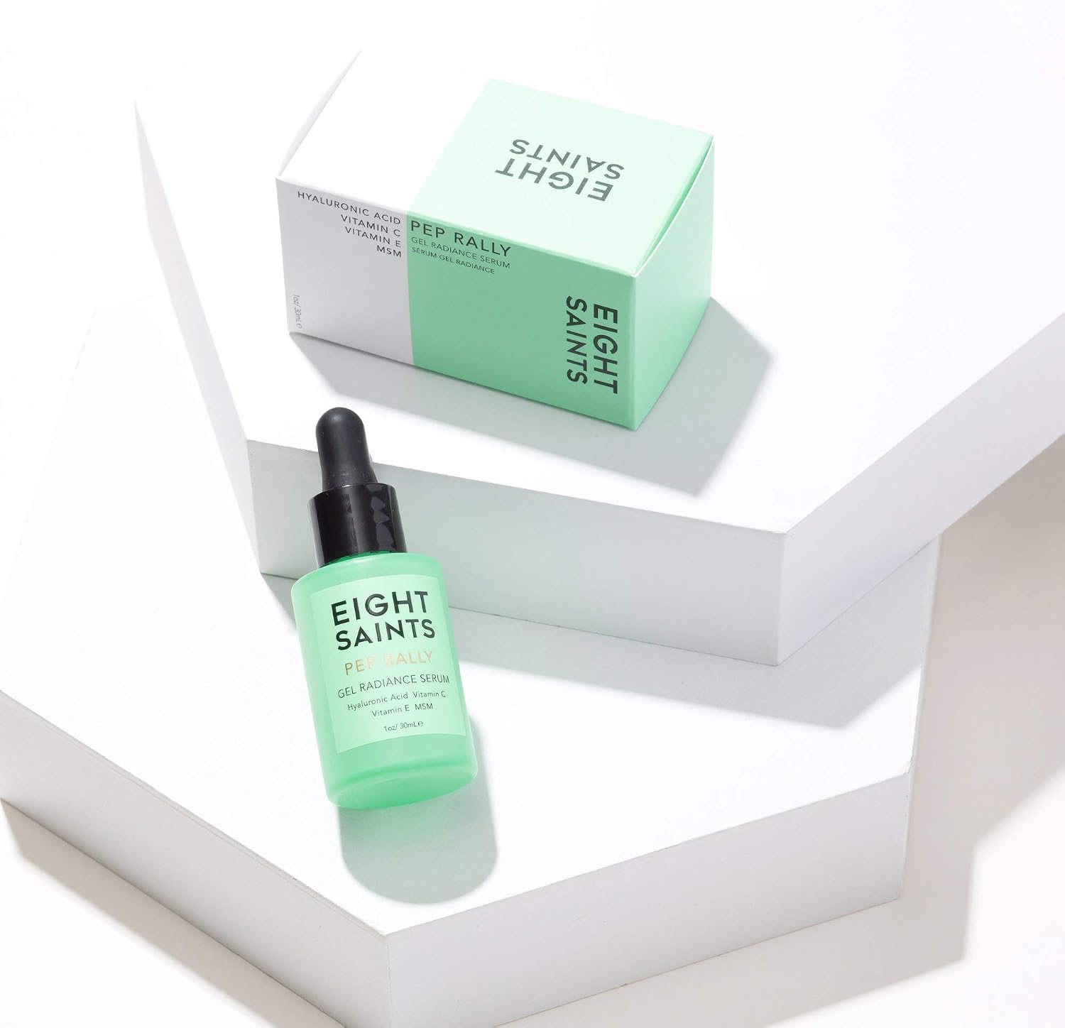 EIGHT SAINTS CUIDADO DE LA PIEL SUERO PURO DE ÁCIDO HIALURÓNICO PARA RELLENO FACIAL, SUERO FACIAL DE VITAMINA C NATURAL - 2