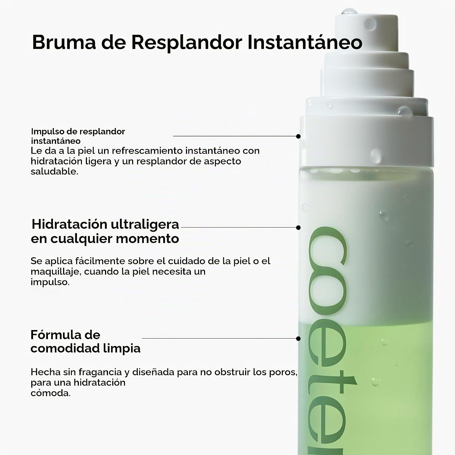 INSTANT BRILLO GLOW MIST - SPRAY FACIAL HIDRATANTE CON NIACINAMIDA, 4.1 - 2