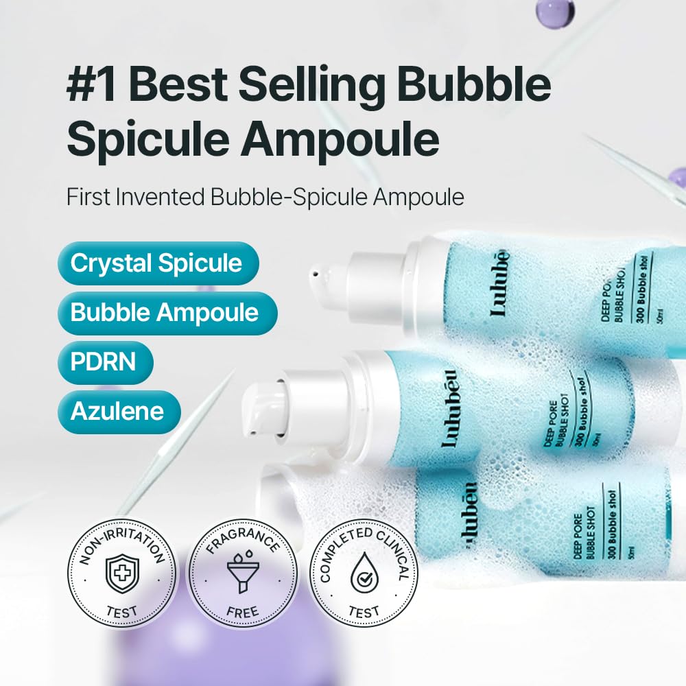 K-BEAUTY - AMPOLLA DEEP PORE BUBBLE SHOT, SUERO DE PREPARACIÓN DE POROS PROFUNDOS CON ESPÍCULA DE CRISTAL, PDRN Y AZULENO, - 5