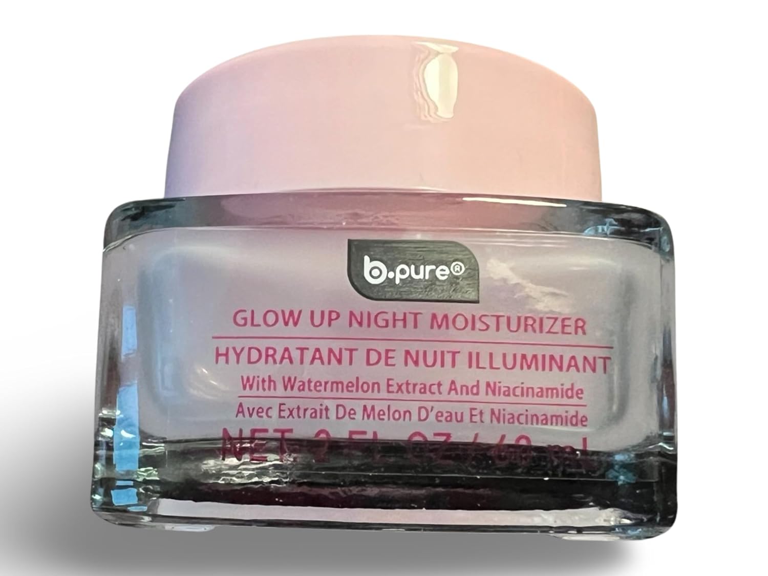 B.PURE HIDRATANTE NOCTURNO BRILLO GLOW UP CON EXTRACTO DE SANDÍA Y NIACINAMIDA, 2 ONZAS - 3