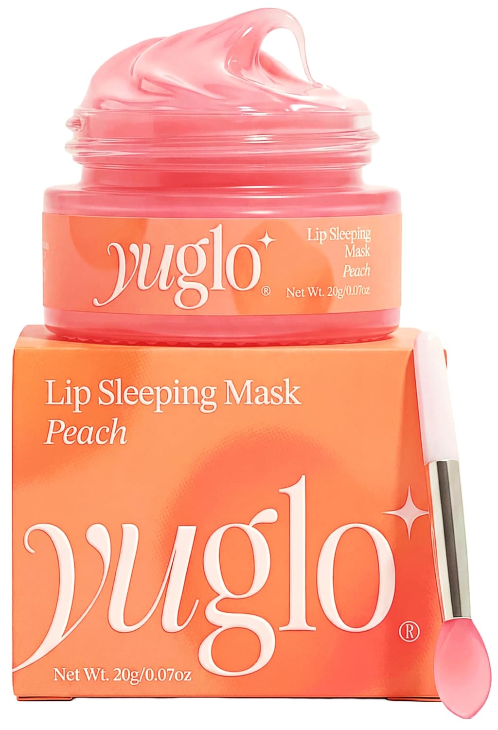YUGLO MĂSCARA PARA DORMIR DE LABIOS SABOR MELOCOTĂN TRATAMIENTO LABIAL HIDRATANTE Y CALMANTE PARA LABIOS SECOS Y AGRIETADOS - 1