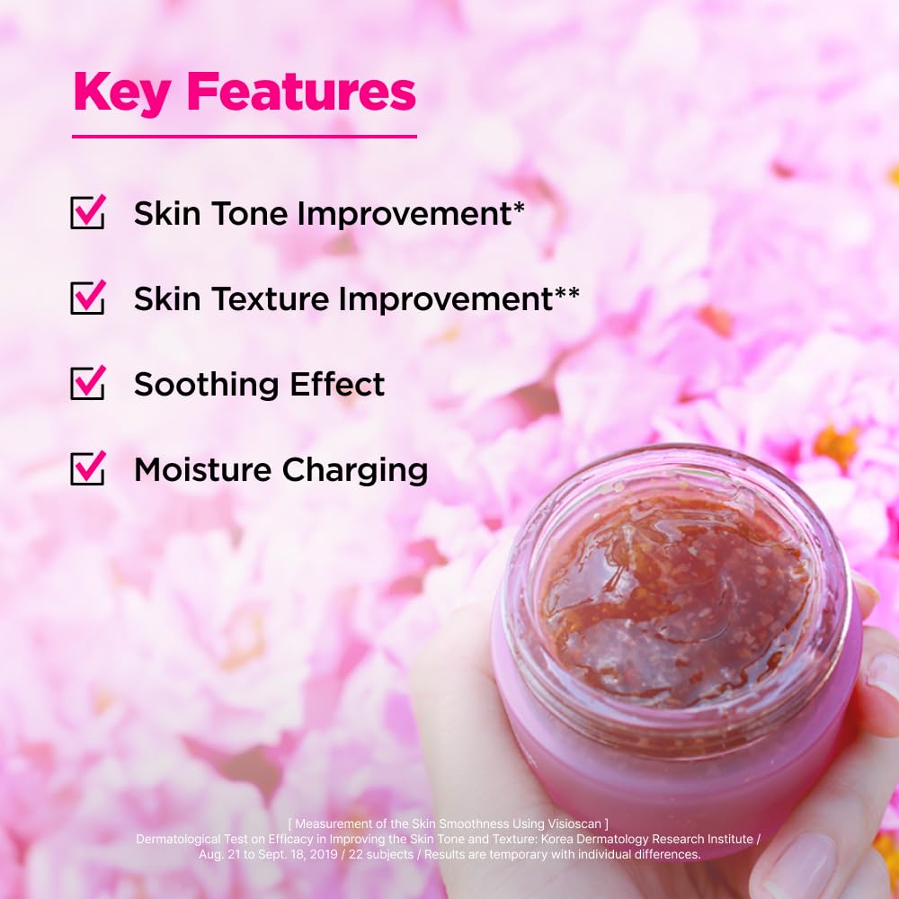 ISOI MASCARILLA REFRESCANTE DE ROSAS BÚLGARAS, MASCARILLA HIDRATANTE CON 70% DE AGUA DE ROSAS BÚLGARAS PARA HIDRATACIÓN - 5