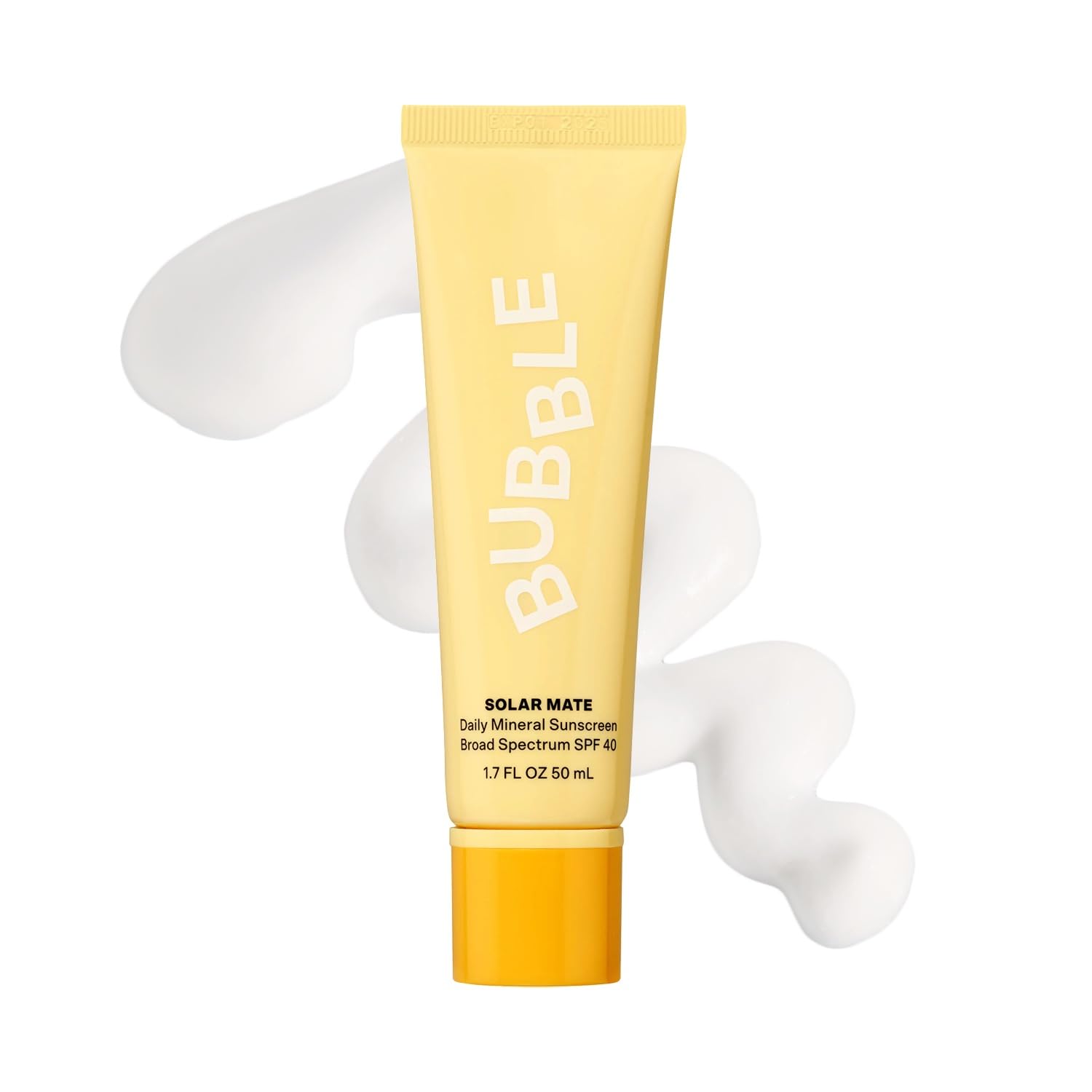 BUBBLE CUIDADO DE LA PIEL SOLAR MATE MINERAL - PROTECTOR SOLAR FACIAL DE AMPLIO ESPECTRO SPF 40 - PROTECTOR SOLAR DE ÓXIDO - 1