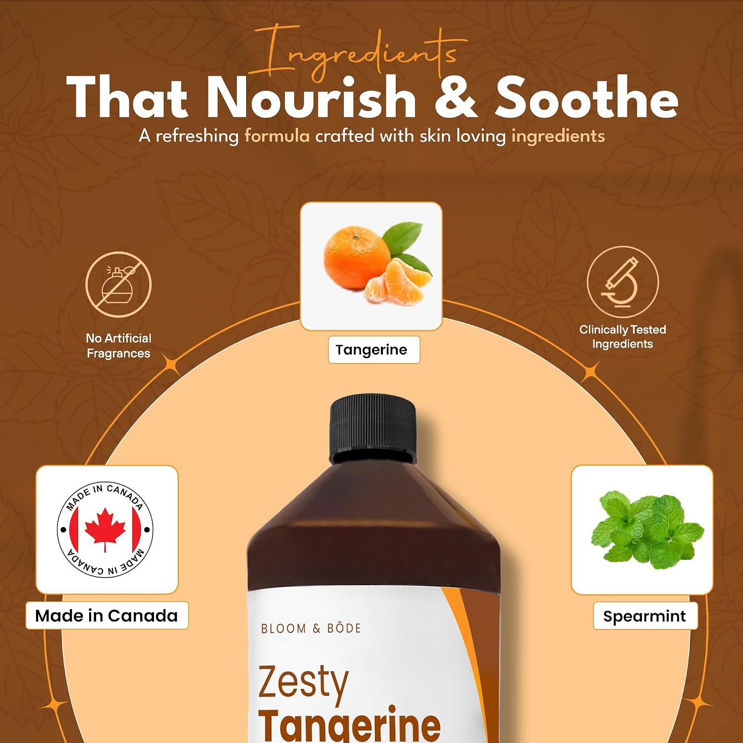 BAÑO ESPUMOSO DE LUJO, BAÑO DE BURBUJAS PERFUMADO NATURAL CON ACEITES ESENCIALES Y SAL DE EPSOM, AROMA A MANDARINA PICANTE, - 4