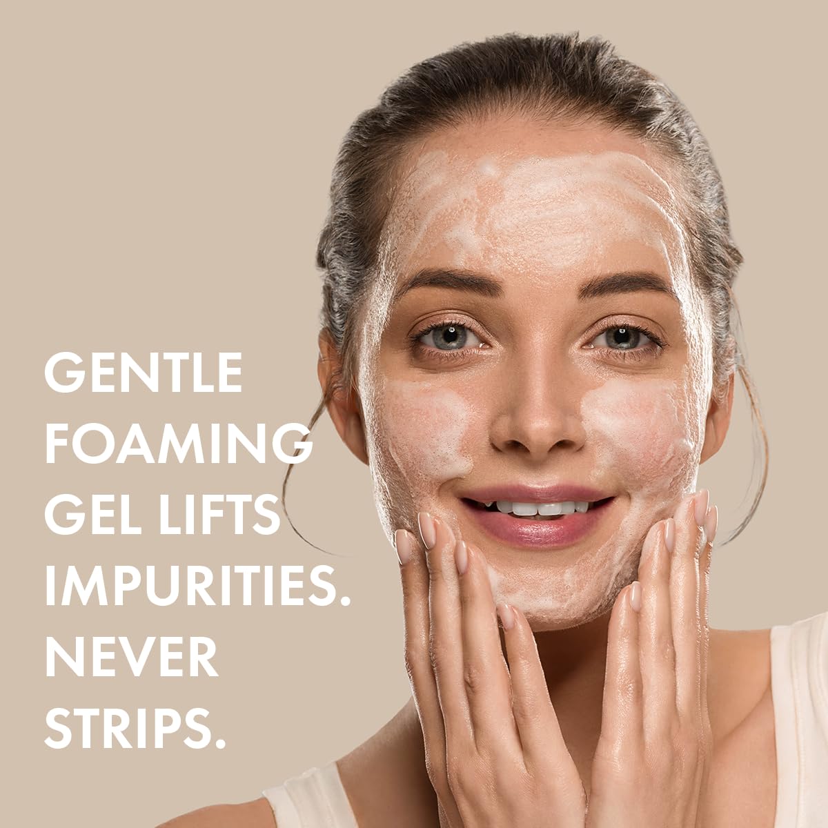 GLOWBIOTICS LIMPIADOR REVITALIZANTE PROBIÓTICO LAVADO FACIAL ANTIENVEJECIMIENTO CON PÉPTIDOS 10 OZ GEL HIDRATANTE PARA PIEL - 2