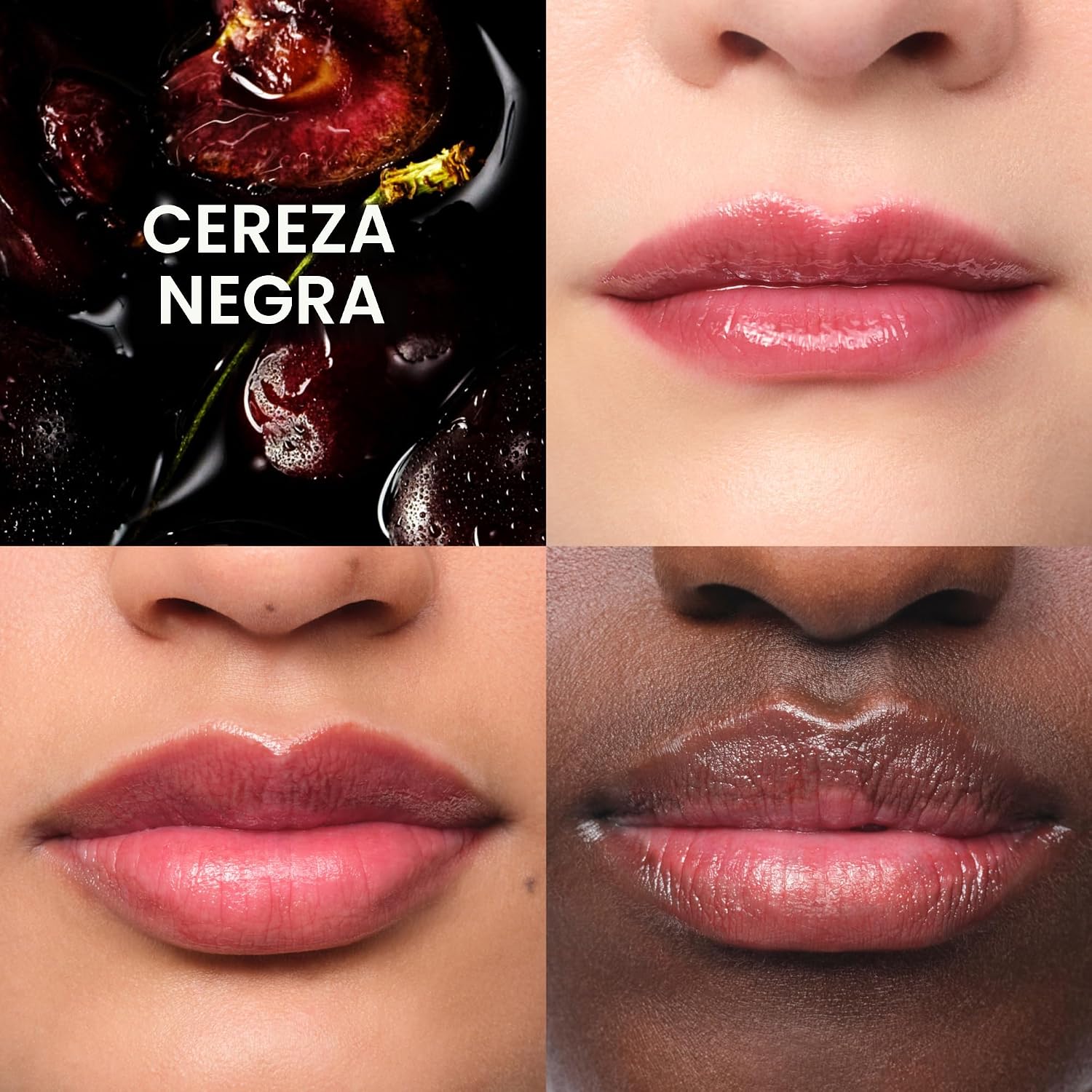 GLOSSIER BALM DOTCOM - BĂLSAMO LABIAL Y BĂLSAMO UNIVERSAL, TINTE NEGRO CEREZA BURDEOS - 7