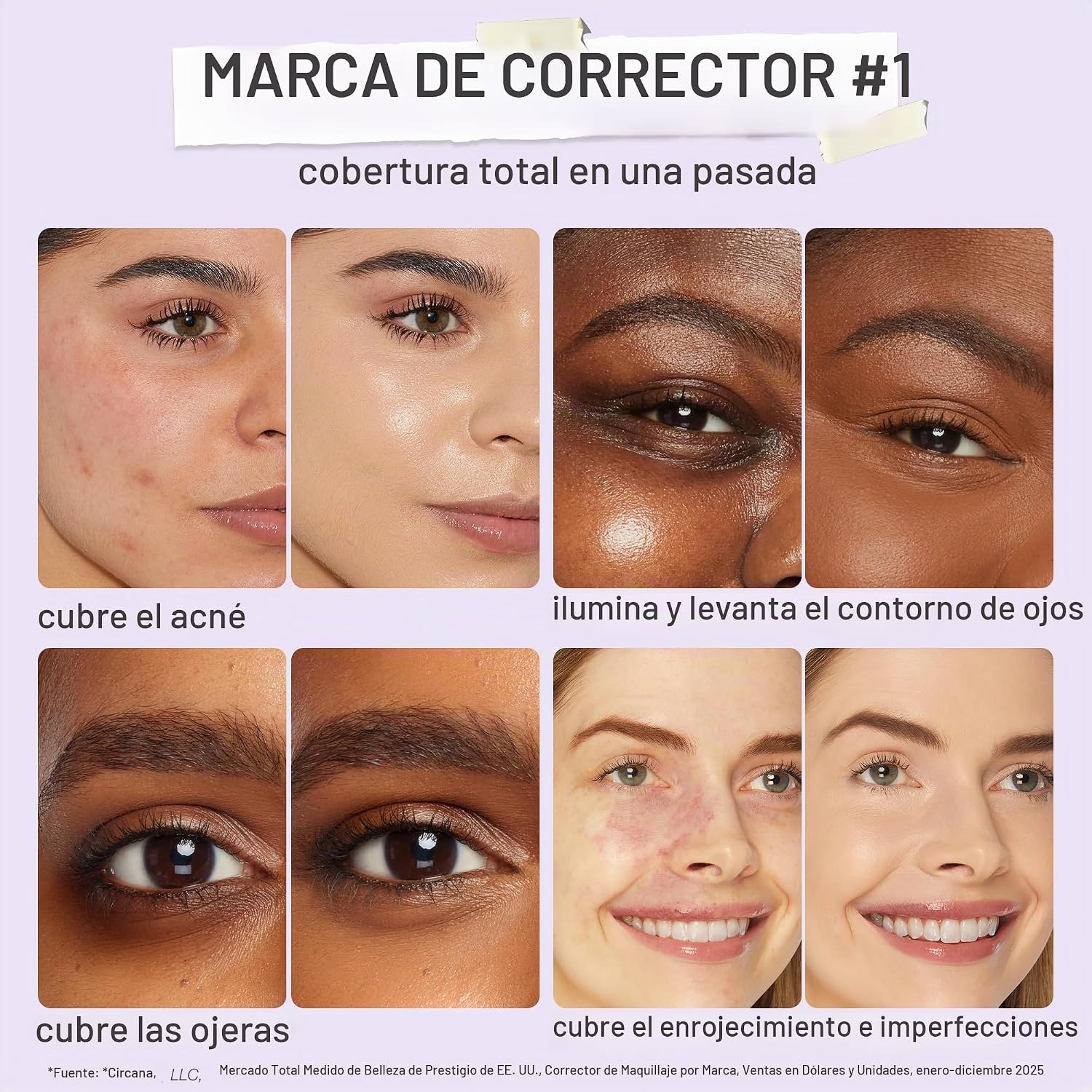 TARTE SHAPE TAPE CORRECTOR COBERTURA COMPLETA, ACABADO MATE PARA DEBAJO DE LOS OJOS, OJERAS, LÍNEAS FINAS, ENROJECIMIENTO - 4