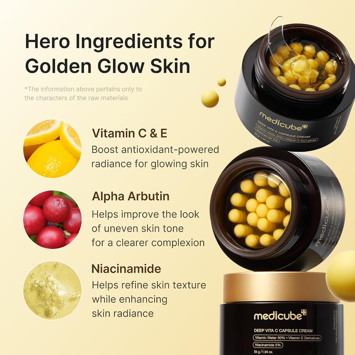 MEDICUBE CREMA EN CÁPSULAS CON VITAMINA C PROFUNDA PARA RESPLANDOR - 3