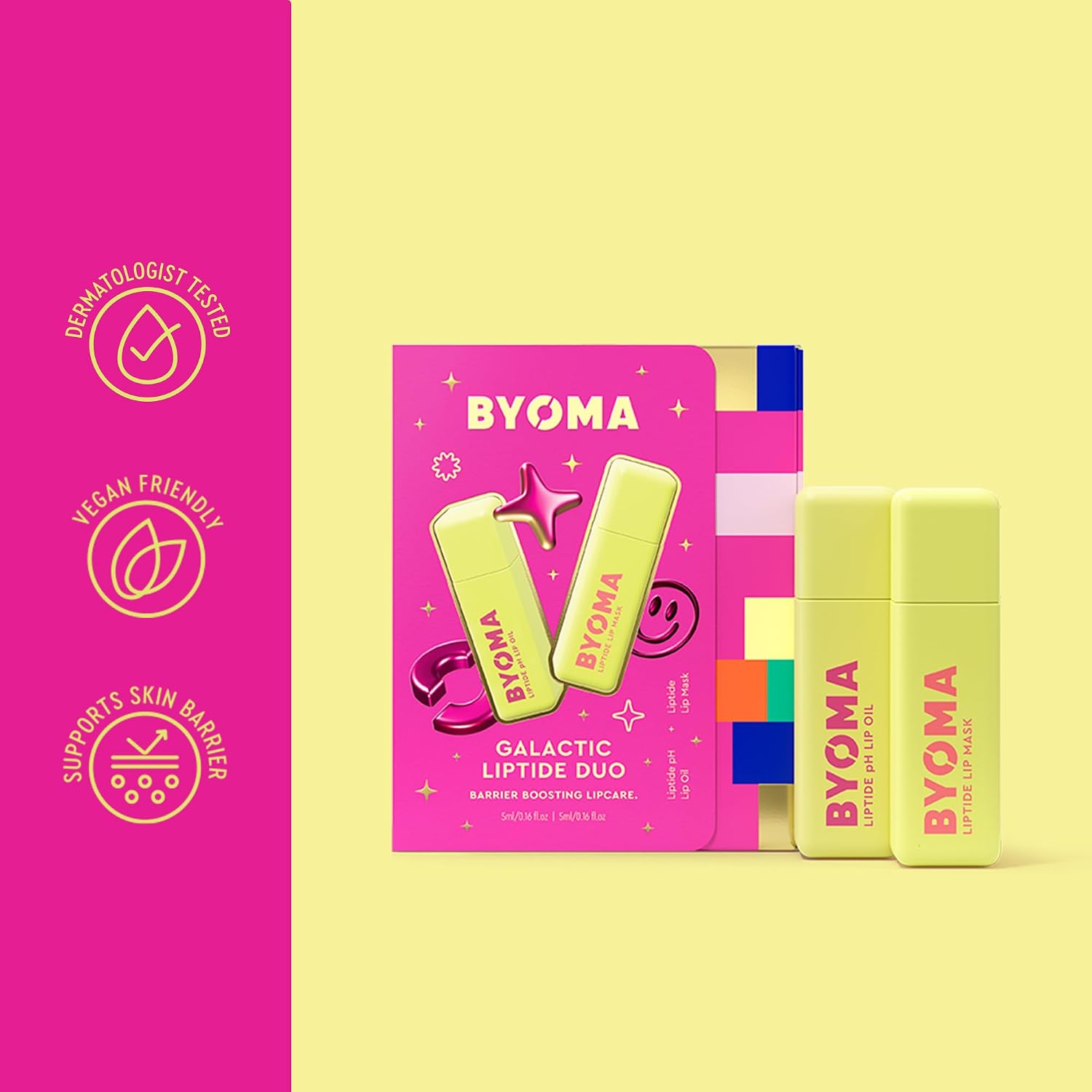 BYOMA GALACTIC LIPTIDE DUO - MÁSCARA DE LABIOS ACEITE DE PH - 6