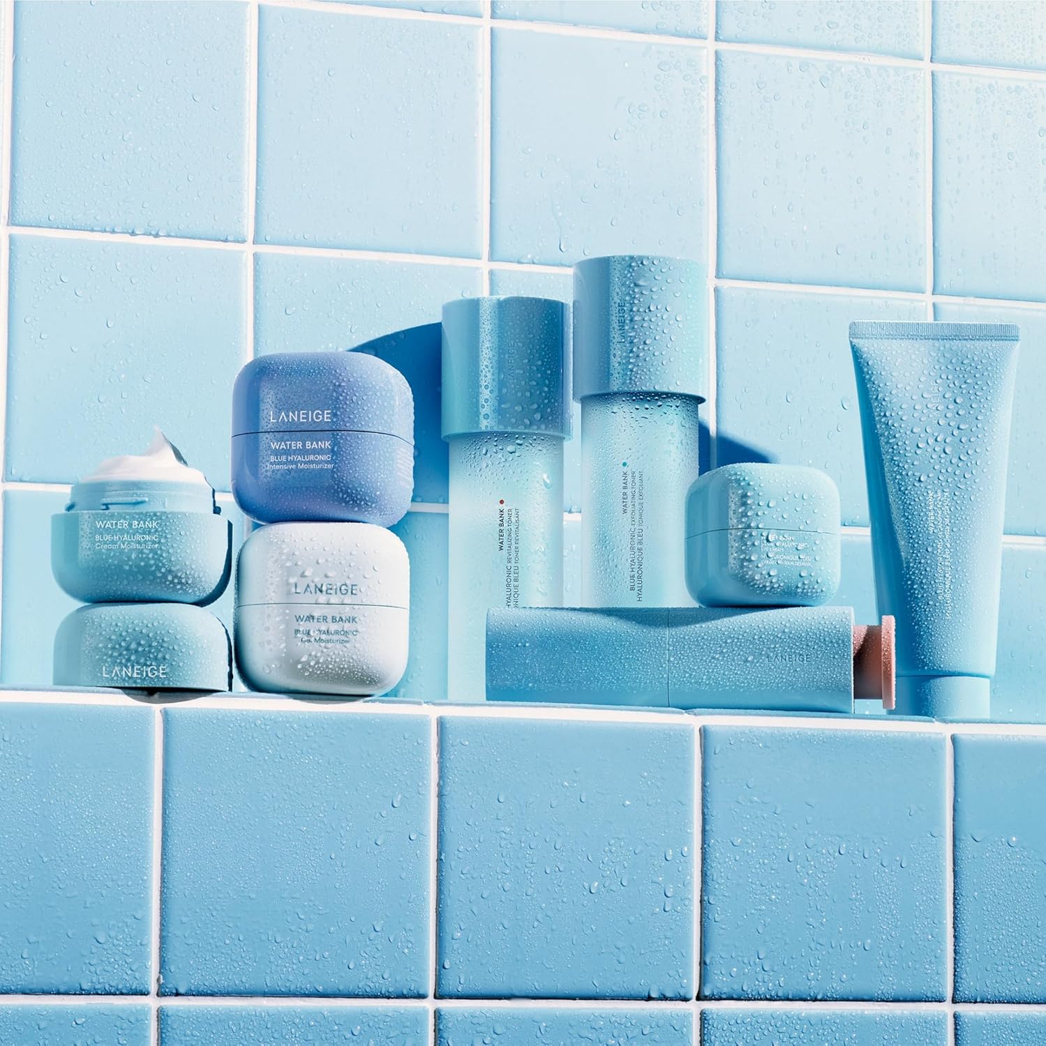 LANEIGE WATER BANK BLUE HYALURONIC EYE CREMA: TRATAMIENTO HIDRATANTE PARA LOS OJOS CON NIACINAMIDA Y CAFEÍNA PARA ILUMINAR, - 6