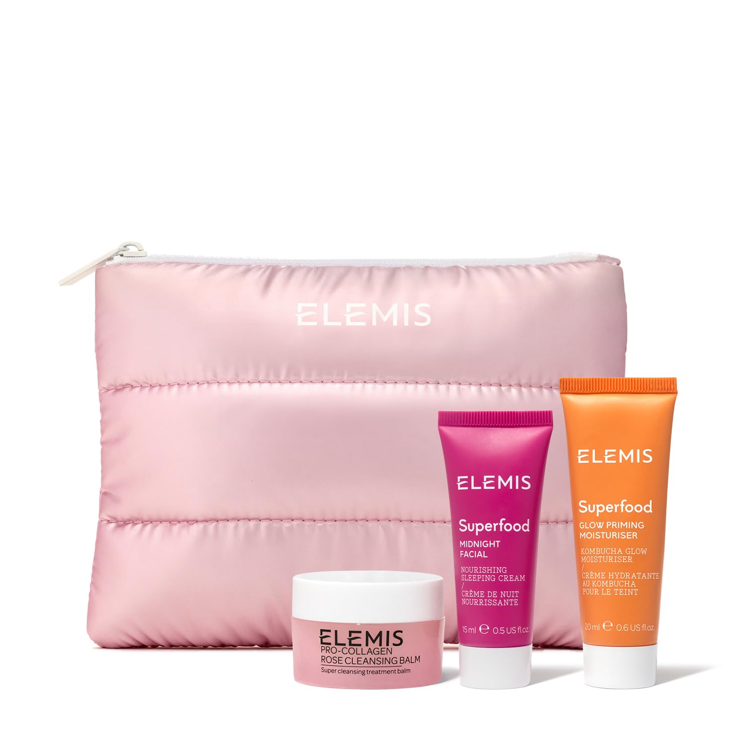 ELEMIS KIT DE MAQUILLAJE DE VIAJE WAY TO BRILLO GLOW DE 3 PIEZAS EXCLUSIVO DE AMAZON VALOR DE 70 - 1
