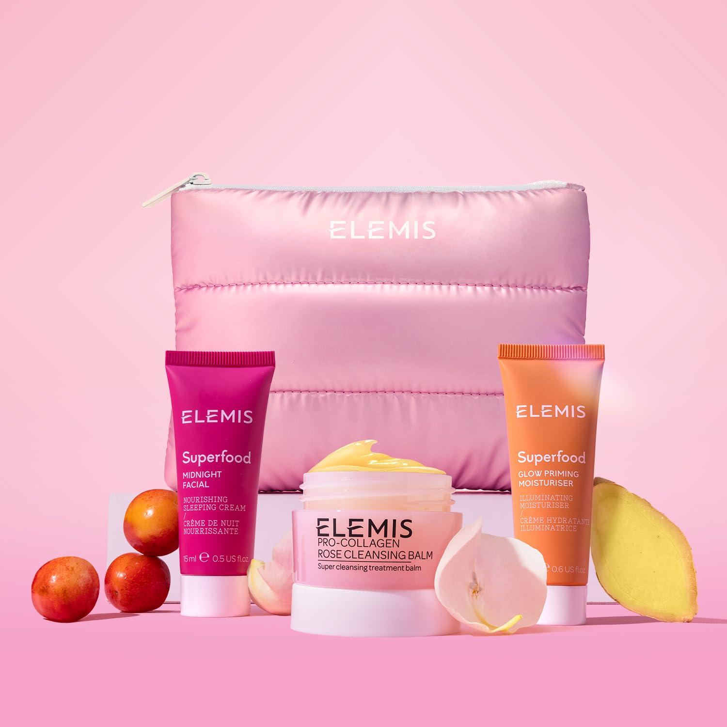 ELEMIS KIT DE MAQUILLAJE DE VIAJE WAY TO BRILLO GLOW DE 3 PIEZAS EXCLUSIVO DE AMAZON VALOR DE 70 - 2