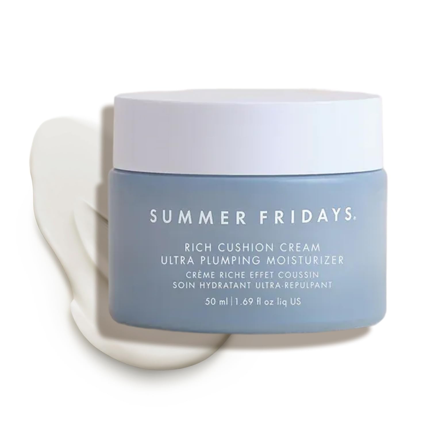 SUMMER FRIDAYS CREMA FACIAL RICH CUSHION - CREMA REPARADORA DE BARRERA ULTRA RELLENADORA PREBASE DE MAQUILLAJE - INFUNDE - 1