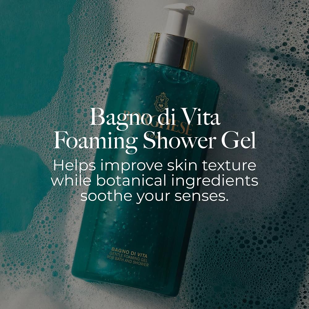 BORGHESE BAGNO DI VITA GEL DE DUCHA ESPUMOSO - LIMPIADOR CORPORAL - 15 ONZAS LÍQUIDAS - 2