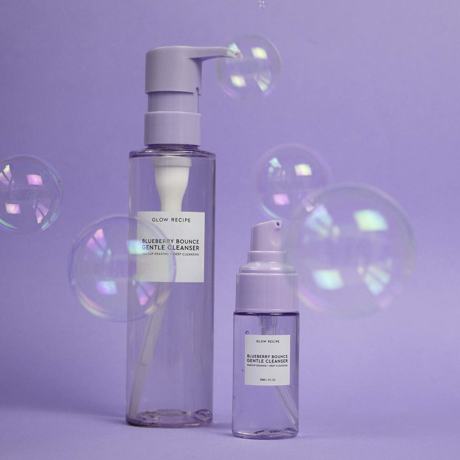 BRILLO GLOW RECIPE BLUEBERRY BOUNCE - LAVADO FACIAL EXFOLIANTE EN ESPUMA, LIMPIADOR FACIAL, DESMAQUILLANTE Y MASCARILLA - 5