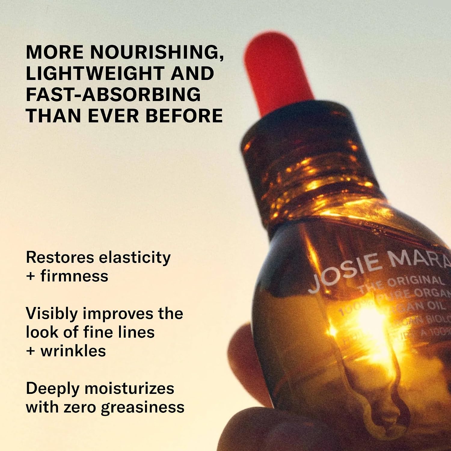 JOSIE MARAN THE 100% PURO ACEITE DE ARGÁN ORGÁNICO PARA CABELLO Y PIEL, 1 ONZA - 2