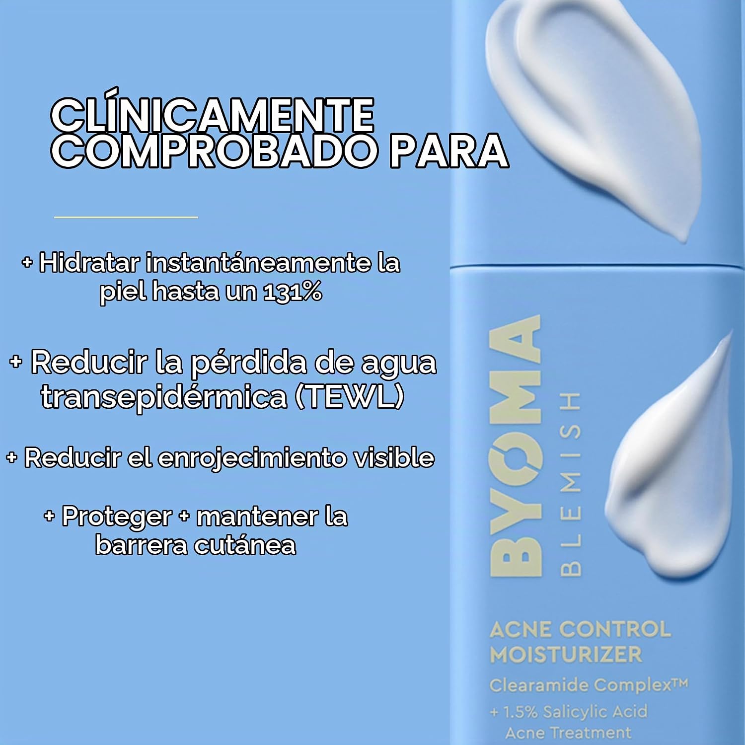 BYOMA HIDRATANTE PARA EL CONTROL DEL ACNÉ DE MANCHAS - 2