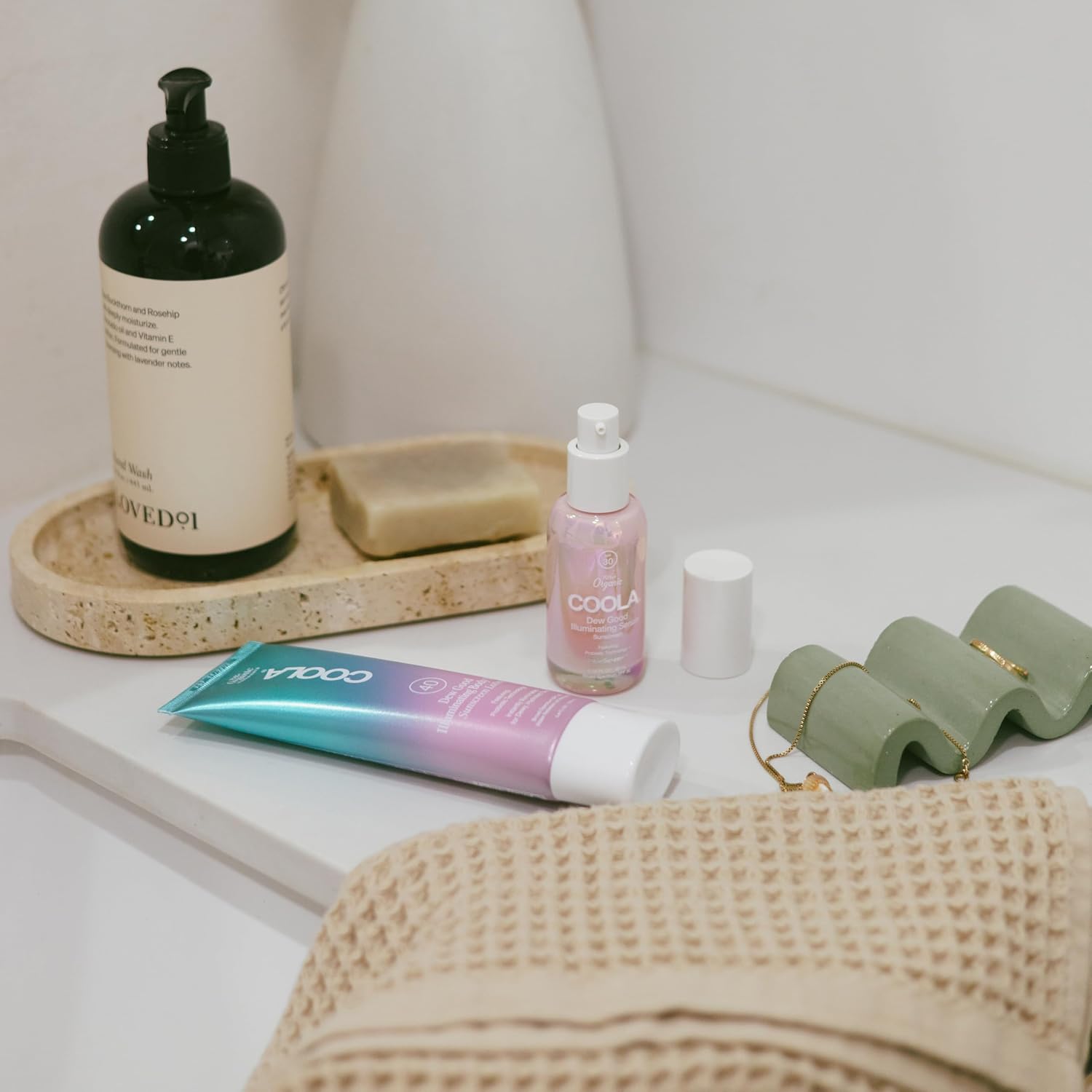 COOLA ORGANIC DEW GOOD ILLUMINATING PROBIOTIC SÉRUM FACIAL CONCENTRADO CON SPF 30 - DERMATOLOGIST TESTED PROTECTOR SOLAR - 3