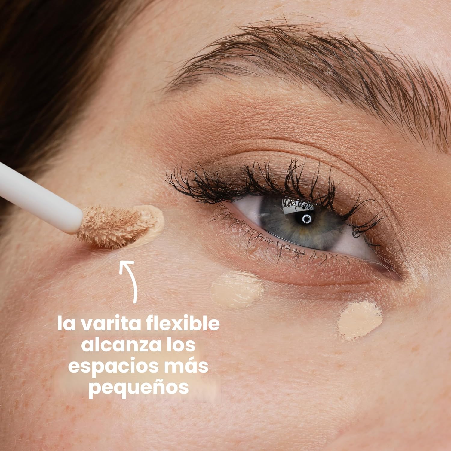 E.L.F. CORRECTOR DE SATÉN SOFT GLAM, COBERTURA MEDIA PARA MANCHAS Y DEBAJO DE LOS OJOS, RESISTENTE A LAS ARRUGAS, DE LARGA - 5