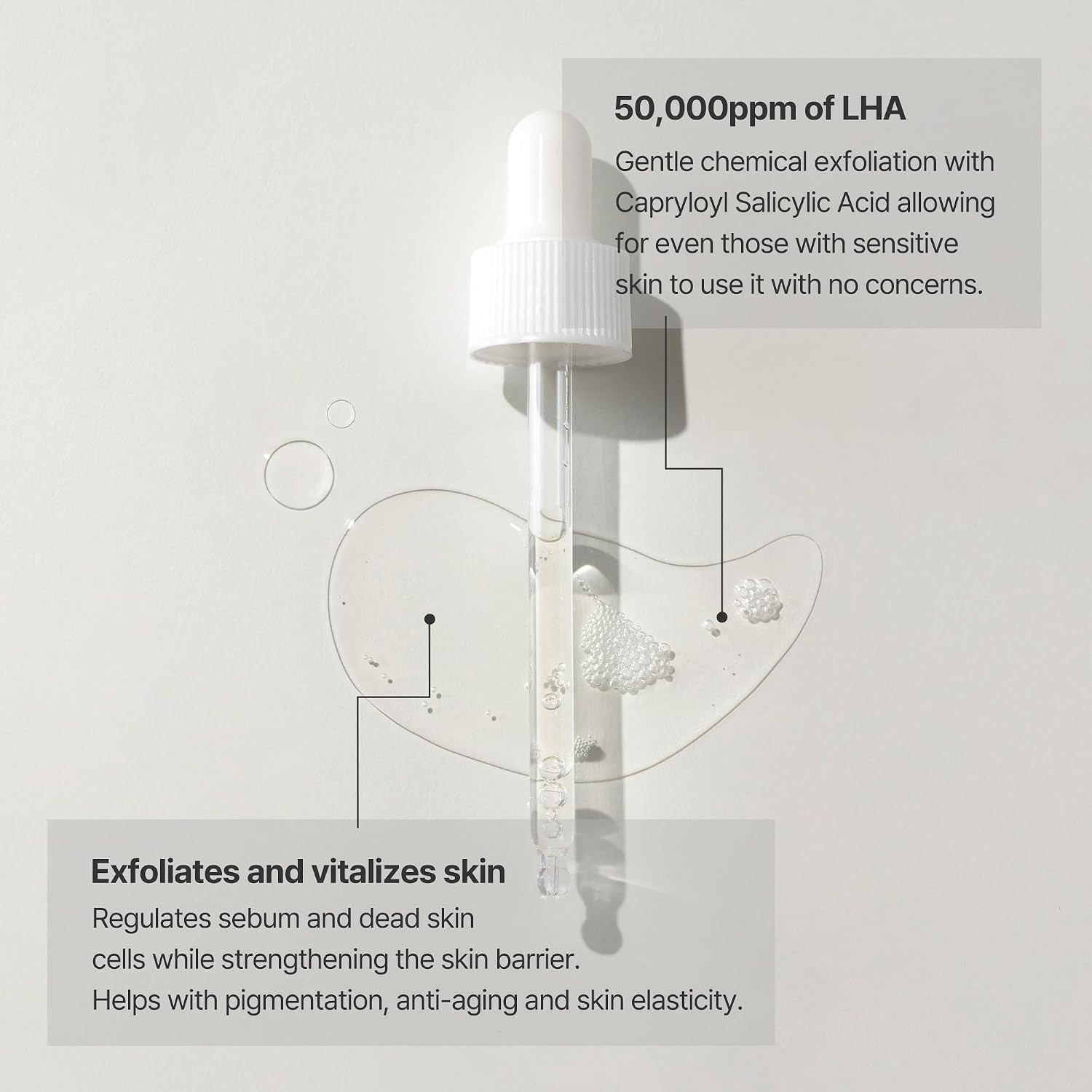 OXYGENCEUTICALS REGENON FILL LHA - SUERO EXFOLIANTE SUAVE LHA CON 0.7% DE ÁCIDO CAPRILOIL SALICÍLICO E IDEBENONA, - 2