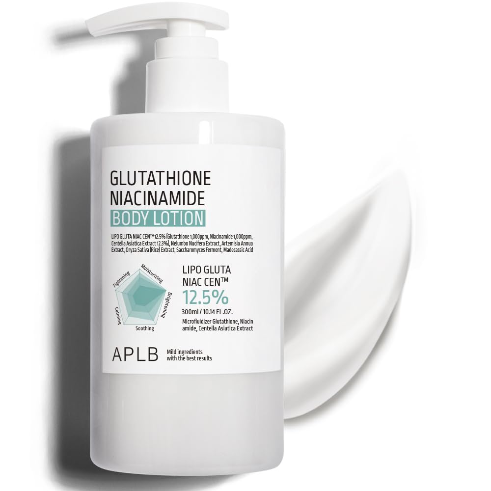 APLB GLUTATIÓN NIACINAMIDA LOCIÓN CORPORAL LIPO GLUTA NIAC CEN 12.5% 10.14 FL.OZ/CUIDADO DE LA PIEL COREANO, HIDRATACIÓN - 1