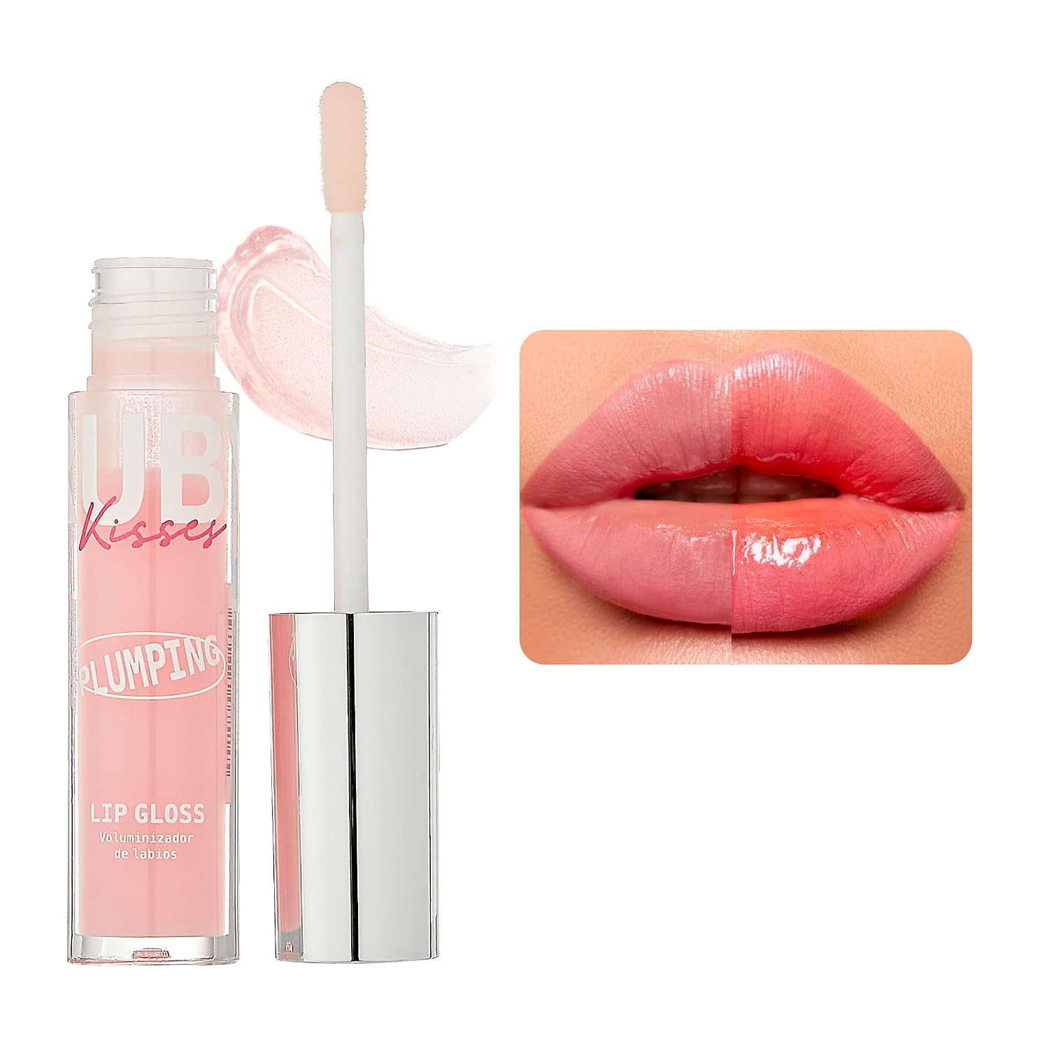 RUBY KISSES PLUMPING BRILLO LABIAL HIDRATANTE, VOLUMINOSO, DE ALTO BRILLO, SIN CRUELDAD ANIMAL, RELLENADOR DE LABIOS, - 1