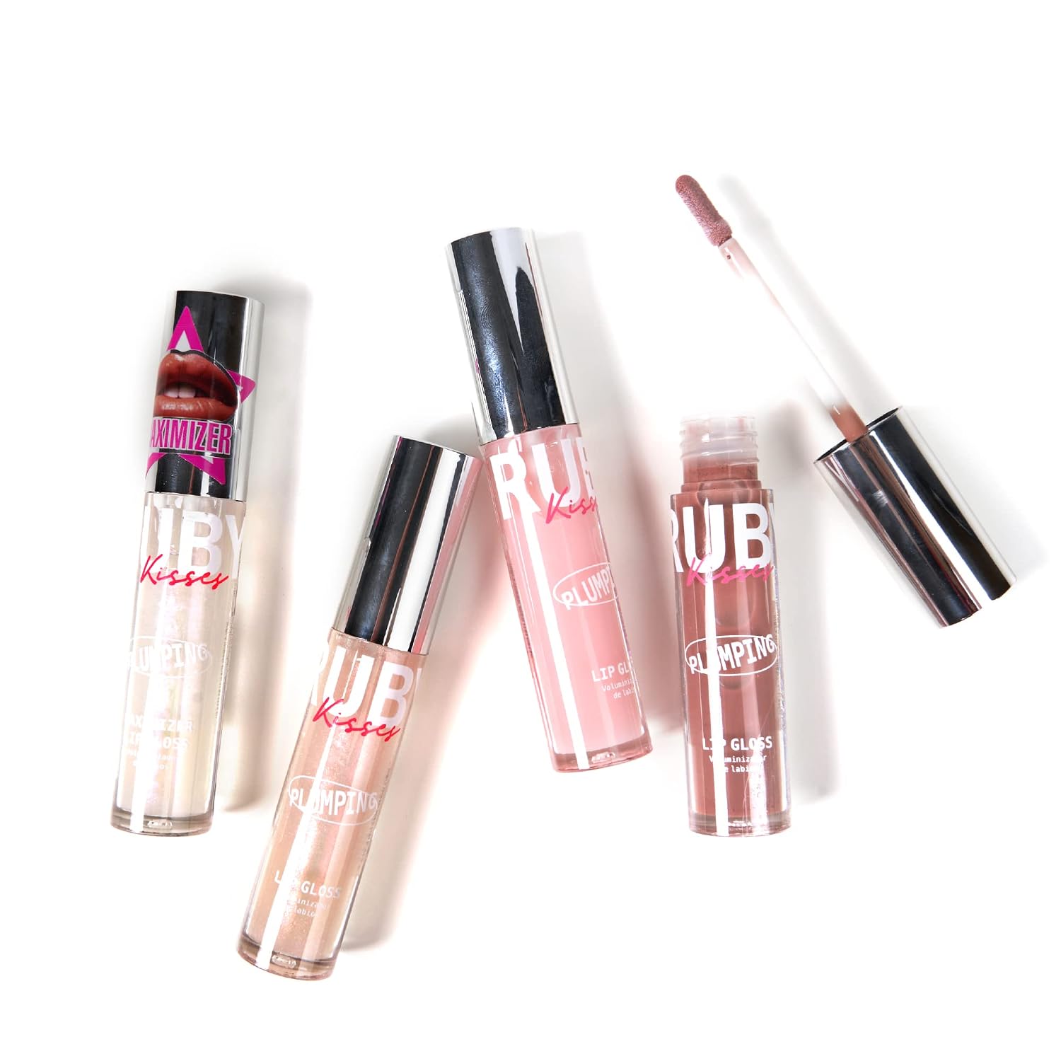 RUBY KISSES PLUMPING BRILLO LABIAL HIDRATANTE, VOLUMINOSO, DE ALTO BRILLO, SIN CRUELDAD ANIMAL, RELLENADOR DE LABIOS, - 7
