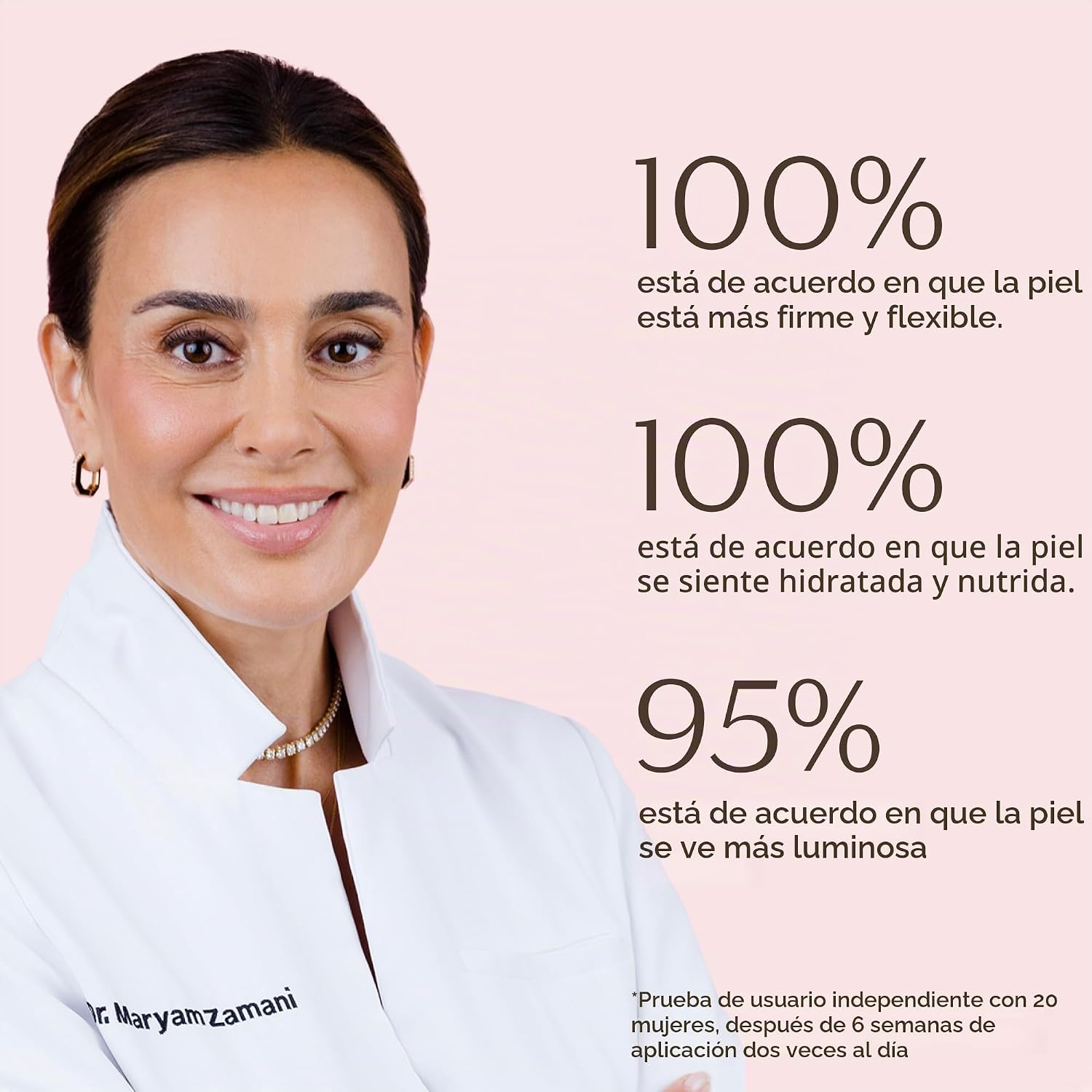 MZ SKIN THE LIGHT CREMA HIDRATANTE FACIAL CREMA FACIAL LIGERA ANTIENVEJECIMIENTO CON ÁCIDO HIALURÓNICO, PÉPTIDOS Y COLÁGENO - 4